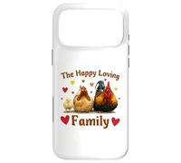 Carcasa para iPhone 17 Pro MAX Loving Cute Chicken Family Hen Rooster Chick Funny Farmer