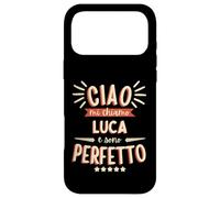 Carcasa para iPhone 17 Pro MAX Luca Idea Regalo Personalizzata Nome Divertente