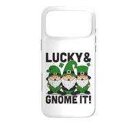 Carcasa para iPhone 17 Pro MAX Lucky and GNOME It | St Patricks Day