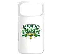Carcasa para iPhone 17 Pro MAX Lucky Energy Only 17 de Marzo Fiesta Irlandesa Clover St Patricks