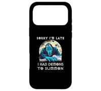 Carcasa para iPhone 17 Pro MAX Luna Oculta Rosa I TENÍA Demons Bruja Gótico