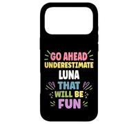 Carcasa para iPhone 17 Pro MAX Luna Personalized Women's Gift Custom Luna
