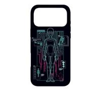 Carcasa para iPhone 17 Pro MAX M3GAN Model Schematic Endoskeleton
