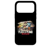 Carcasa para iPhone 17 Pro MAX Mafia Plata Pablo Plata o Plomo Serie de Culto