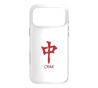 Carcasa para iPhone 17 Pro MAX Mahjong Lovers Crak Red Dragon Símbolo Azulejos Puntos Bam Kung