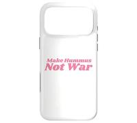 Carcasa para iPhone 17 Pro MAX Make Hummus Not War - Peace Middle East Foodie Vegan