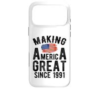 Carcasa para iPhone 17 Pro MAX Making America Great Since 1991 35 Años Cumpleaños