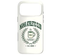 Carcasa para iPhone 17 Pro MAX Mama Athletic Club EST 2026 Maratón de la Maternidad mamá Divertida