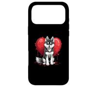 Carcasa para iPhone 17 Pro MAX Mamá de San Valentín de Klee Klee Kai Love Mini Husky