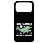 Carcasa para iPhone 17 Pro MAX Manatí Me Gustan los manatíes y quizás Papas flotantes para 3 Personas