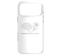 Carcasa para iPhone 17 Pro MAX Manifestación Psicología Subconsciente Gedanken Realität