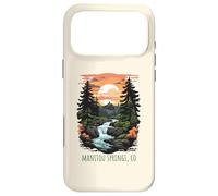 Carcasa para iPhone 17 Pro MAX Manitou Springs, Colorado, EE. UU., diseño panorámico Retro de montañas
