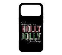 Carcasa para iPhone 17 Pro MAX Manta Have A Holly and Jolly Have a Holly and Jolly Merry Christmas, Leopardo y búfalo