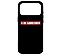 Carcasa para iPhone 17 Pro MAX MANTÉNGASE Peligroso Audaz Nervioso Confiado Intrépido