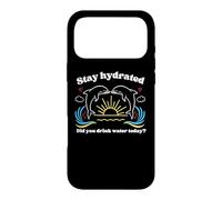 Carcasa para iPhone 17 Pro MAX MANTENTE HIDRATADO - ¿BEBISTE Agua Hoy? Delfines