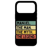 Carcasa para iPhone 17 Pro MAX Manuel El Hombre El Mito La Leyenda Divertido Cita Personalizada