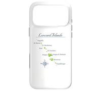 Carcasa para iPhone 17 Pro MAX Mapa de Islas de Sotavento Antigua St Martin Brabuda