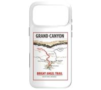 Carcasa para iPhone 17 Pro MAX Mapa Vintage de Bright Angel Trail, Gran Cañón, Borde Sur de Arizona
