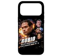 Carcasa para iPhone 17 Pro MAX Marco Rubio 2028 Make Democrats Cry Again Action Poster