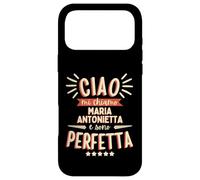 Carcasa para iPhone 17 Pro MAX Maria Antonietta Idea Regalo Personalizzata Amica Nome