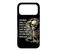 Carcasa para iPhone 17 Pro MAX Mark 8:36 What Shall it Profit - Eternity Verse Warning