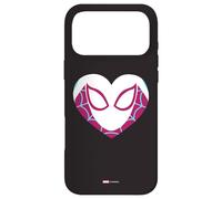 Carcasa para iPhone 17 Pro MAX Marvel Spider-Gwen Ghost Spider - Máscara de corazón para el día de San Valentín