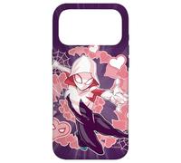 Carcasa para iPhone 17 Pro MAX Marvel Spider-Man en el Spider-Verse Gwen Stacy Hearts