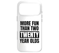 Carcasa para iPhone 17 Pro MAX Más Divertido Que la Divertida Fiesta de cumpleaños número 40 de Dos Veinte años