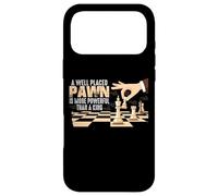 Carcasa para iPhone 17 Pro MAX Más poderoso Que un Rey | Chess Piece Chess Board Chess