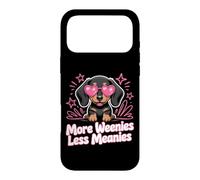 Carcasa para iPhone 17 Pro MAX Más Salchichas, Menos malvados, Divertido Perro Salchicha