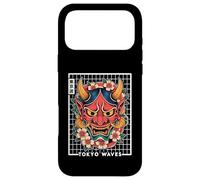 Carcasa para iPhone 17 Pro MAX Máscara Japonesa de Diablo Hannya Demonio japonés Oni Máscara Yokai Oni