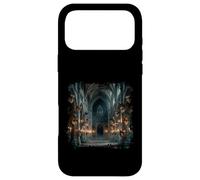 Carcasa para iPhone 17 Pro MAX Máscaras góticas Salón Oscuro Mascarada Catedral Escena Diseño
