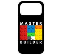 Carcasa para iPhone 17 Pro MAX Master Builder Building Blocks Brick Builders Toys Present