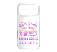 Carcasa para iPhone 17 Pro MAX Matching Family Boat Waves Sun Rays Family Chaos All Days
