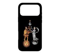 Carcasa para iPhone 17 Pro MAX Matrimonio alquímico del Rey/Reina Sol y Luna