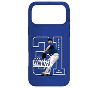 Carcasa para iPhone 17 Pro MAX MAX Scherzer | Jugadores de béisbol de la MLB de Texas | MLBMSC204M