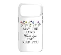 Carcasa para iPhone 17 Pro MAX May The Lord Bless You and Keep You Christian Bible Verse