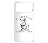 Carcasa para iPhone 17 Pro MAX Me Duele la Barriga, Pero Estoy Siendo Muy Valiente al respecto, Conejito