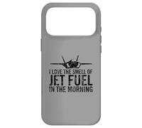 Carcasa para iPhone 17 Pro MAX Me Encanta el Olor del Combustible de los Aviones en el avión de Combate matutino