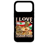 Carcasa para iPhone 17 Pro MAX Me Encanta la Comida Lesbiana Comida Libanesa Divertido Meme Bootleg