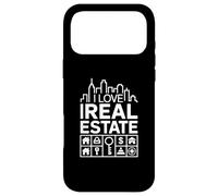 Carcasa para iPhone 17 Pro MAX Me encantan los Iconos de Horizonte de Bienes raíces