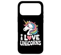 Carcasa para iPhone 17 Pro MAX Me encantan los Unicornios Rainbow Fantasy Delight