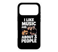 Carcasa para iPhone 17 Pro MAX Me Gusta la música y sobre 3 Personas Letras de Canciones Fan