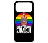 Carcasa para iPhone 17 Pro MAX Me Gusta mi Bourbon Heterosexual, Pero mis Amigos Pueden IR de Cualquier Manera