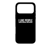 Carcasa para iPhone 17 Pro MAX Me Gustan Las Personas bajo anestesia General Anestesiología