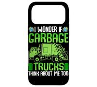 Carcasa para iPhone 17 Pro MAX Me pregunto si los Camiones de Basura piensan en mí también