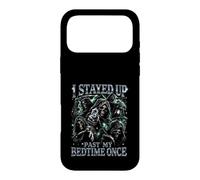Carcasa para iPhone 17 Pro MAX Me quedé Despierto más allá de mi Hora de Dormir una Vez Grim Reaper Funny