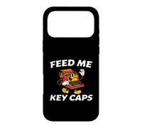 Carcasa para iPhone 17 Pro MAX Mechanical Keyboard Feed Me Key Caps Retro Typist