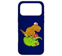 Carcasa para iPhone 17 Pro MAX Medical Trex realizando CPR EMT Enfermera Doctor Dinosaur
