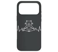Carcasa para iPhone 17 Pro MAX Meditación de los Chakras del Yoga Mandala Cat Pilates Gato